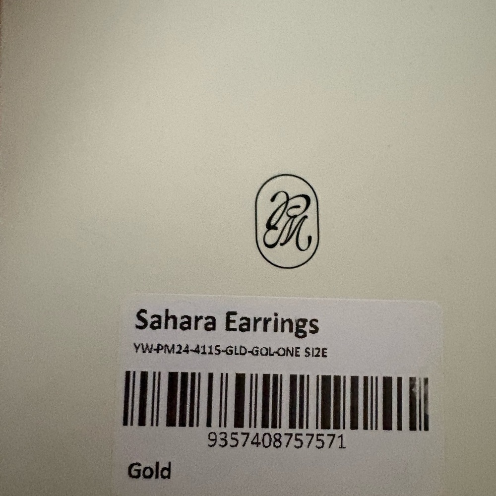 Peppermayo Exclusive Sahara Earrings- Gold - Picture 4 of 4